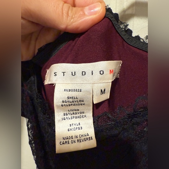 Studio M Vintage Y2K Lace Metallic Midi Grunge Fairy Whimsigoth Dress,M - Picture 5 of 9